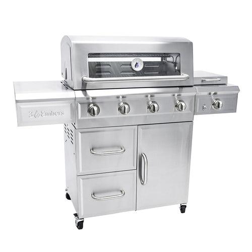 3 Embers® Four Burner Gas Grill (AS) - Inactive
