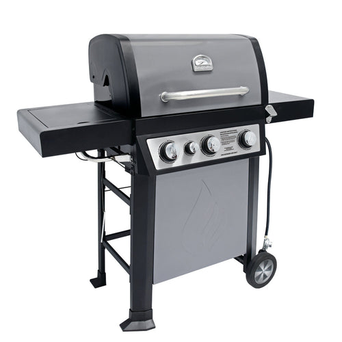 Even Embers® 3-Burner Gas Grill with Side Burner - Inactive