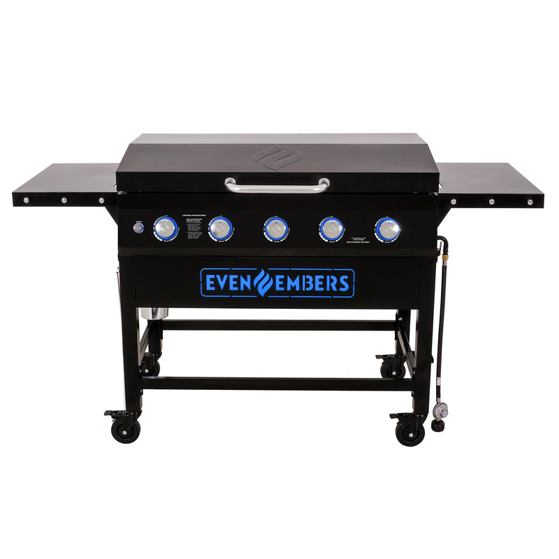 Even Embers® Five Burner Gas Griddle with Lid