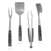 3 Embers® Stainless Steel 4 Piece Grilling Tool Set