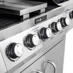 Even Embers® Five Burner Stainless Steel Gas Grill with Window