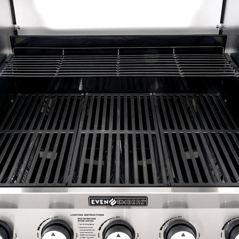 Even Embers® Five Burner Stainless Steel Gas Grill with Window